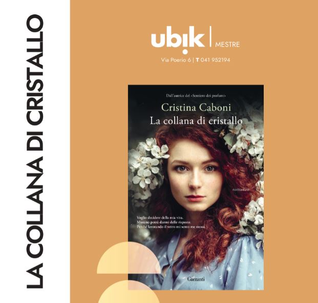 Grafica che riproduce la copertina di un libro su cui campeggia il primo piano di una ragazza contornato di fiori