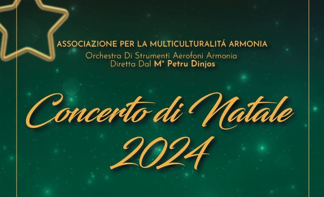 Grafica con titolo dell'evento, informazioni e una stella nella parte in alto a sinistra