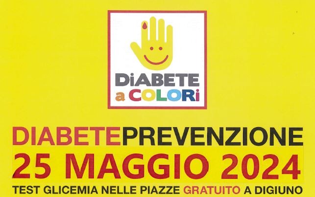 Grafica con, in alto, riquadro con disegno di una mano con una goccia di sangue sull'indice e, sotto, informazioni sull'evento