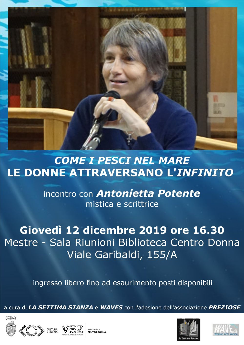 Locandina incontro Antonietta Potente 2019