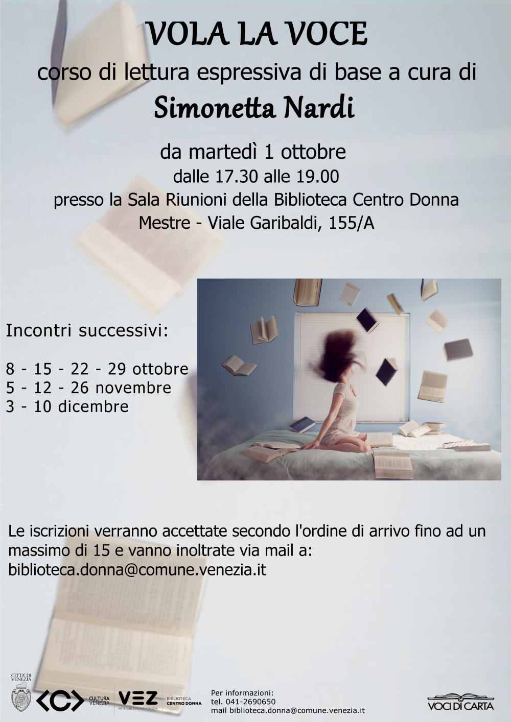 Locandina corso di lettura espressiva 2019