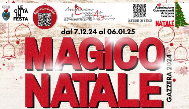 Grafica con titolo dell'evento e loghi