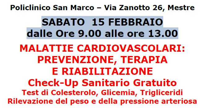 Grafica con titolo dell'evento e informazioni