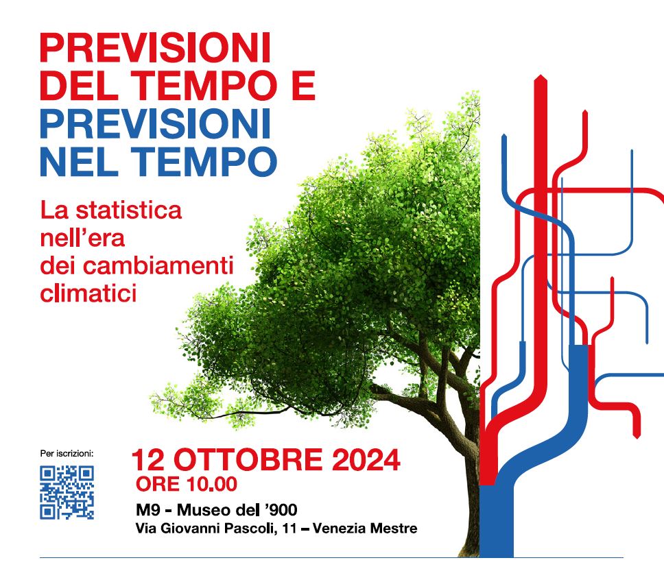 Grafica: al centro albero diviso in due tra aspetto reale e stilizzazione con linee; in alto a sx il titolo dell'evento