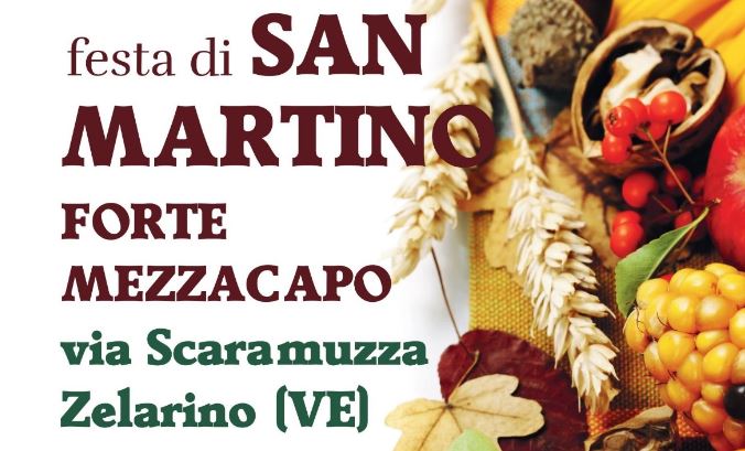 Composizione grafica: a sx, titolo dell'evento e informaizoni; a dx, foto di prodotti agricoli autunnali